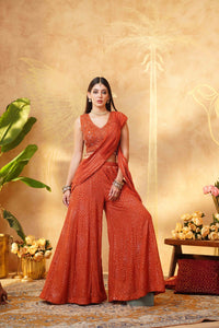 Indo Western Ready to wear Palazo Set Georgette