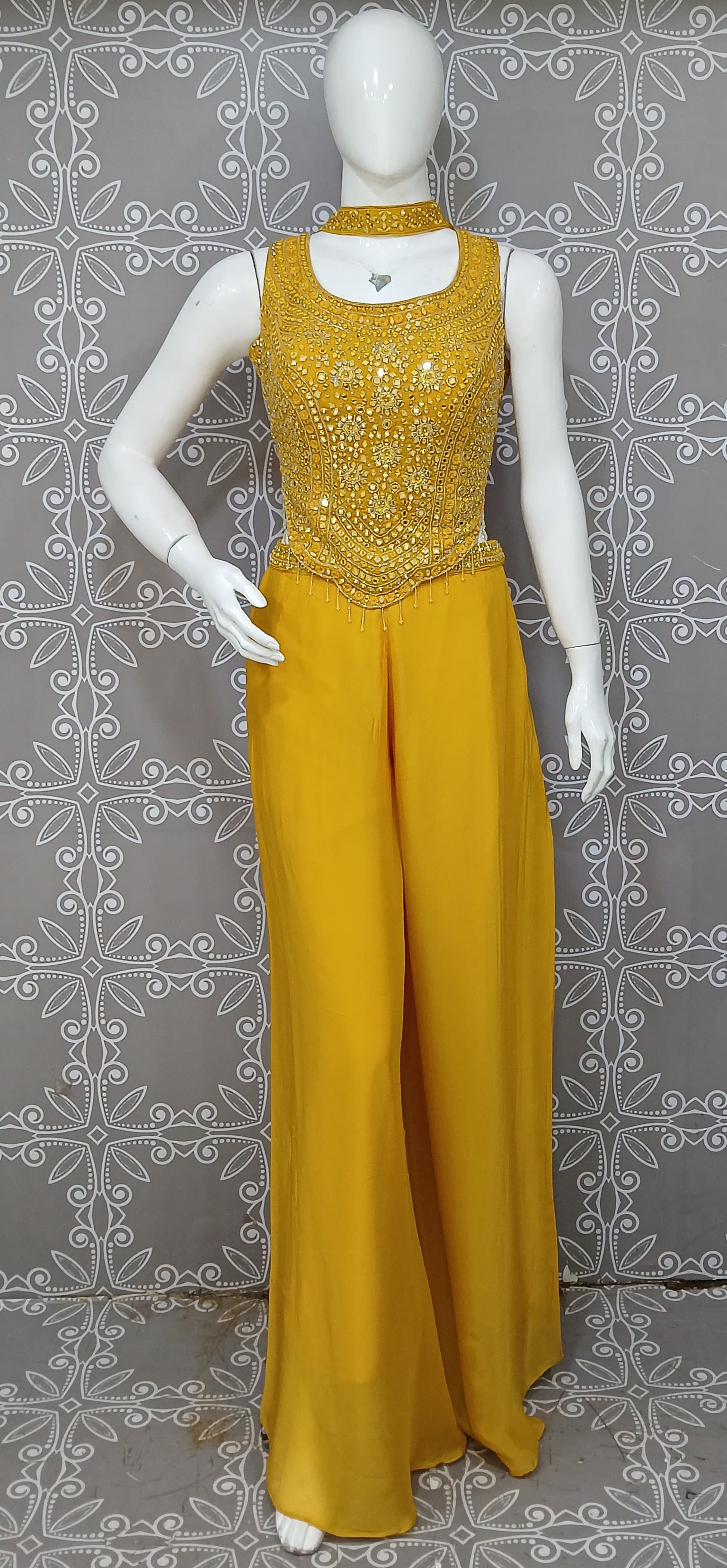 Indo Western Ready to wear Palazo Set Chinon
