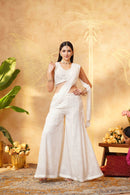 Indo Western Ready to wear Palazo Set Georgette Fabric